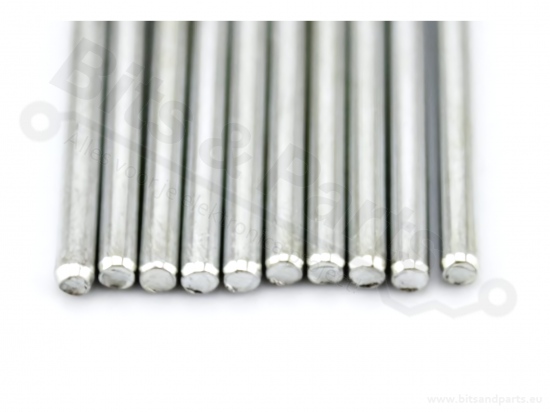 Staaf/Asje 2mm x 60mm metaal